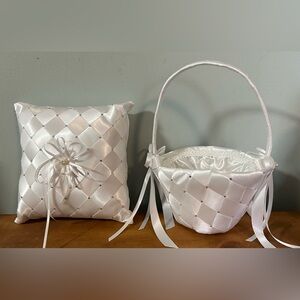 Ring pillow and Flower basket